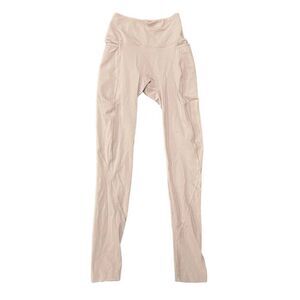 Gymshark‎ Speed Leggings w/ Side Pockets in Pink Mauve Taupe Sz XS
